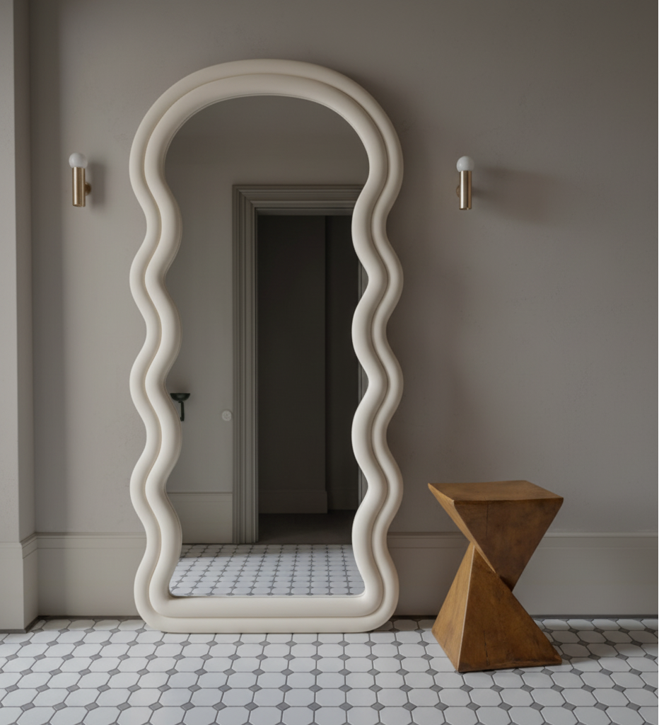 Design Spotlight: The Yezi Mirror & Geometric Side Table