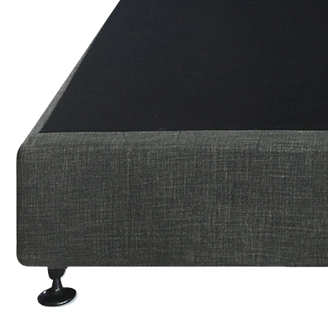 Slatted Ensemble Bed Base - Linen Breathable Cover
