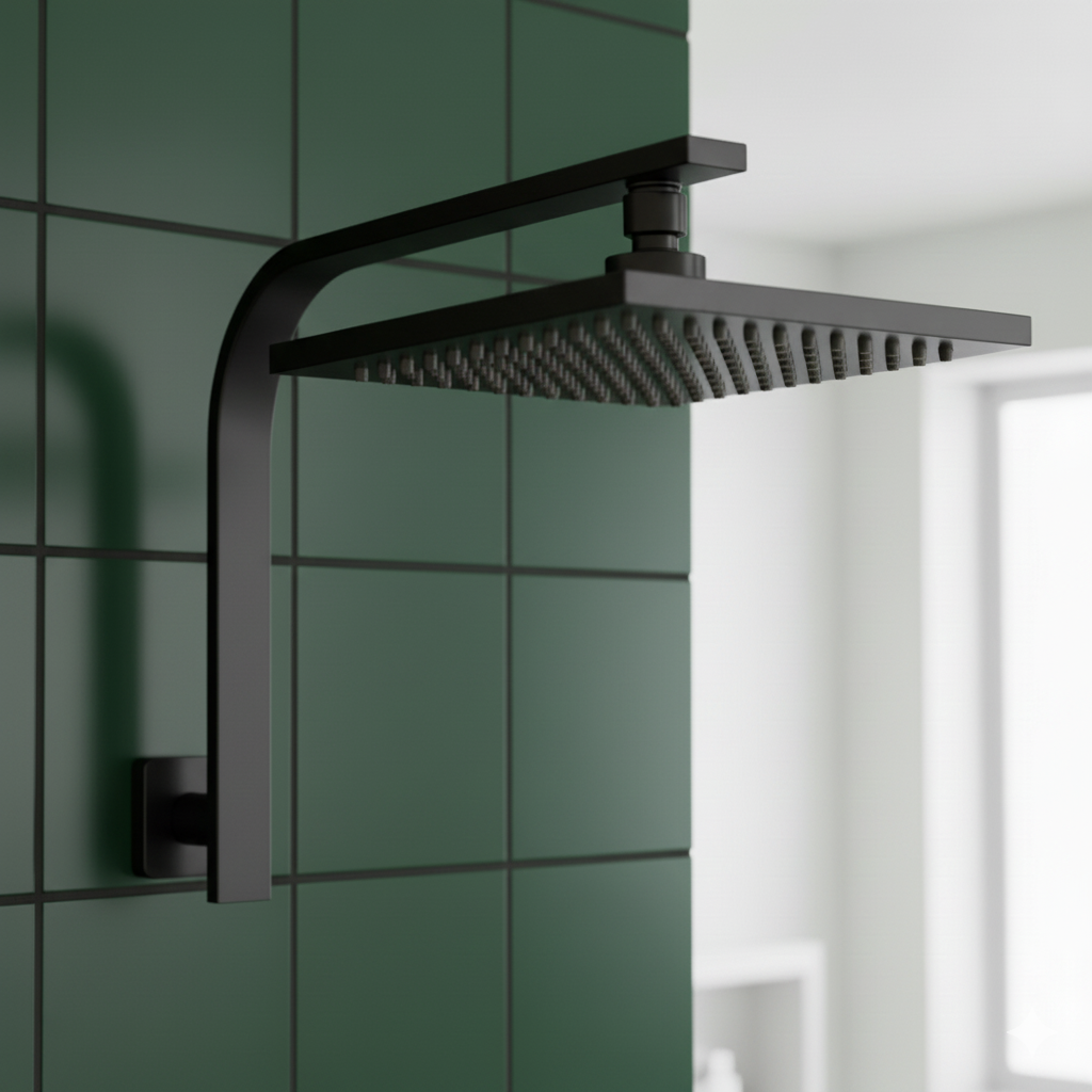 Eden Nest 8" Rain Shower Head with Wall Arm
