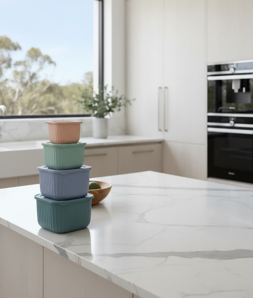 Eden Nest 4-Piece Nested Food Storage Container Set