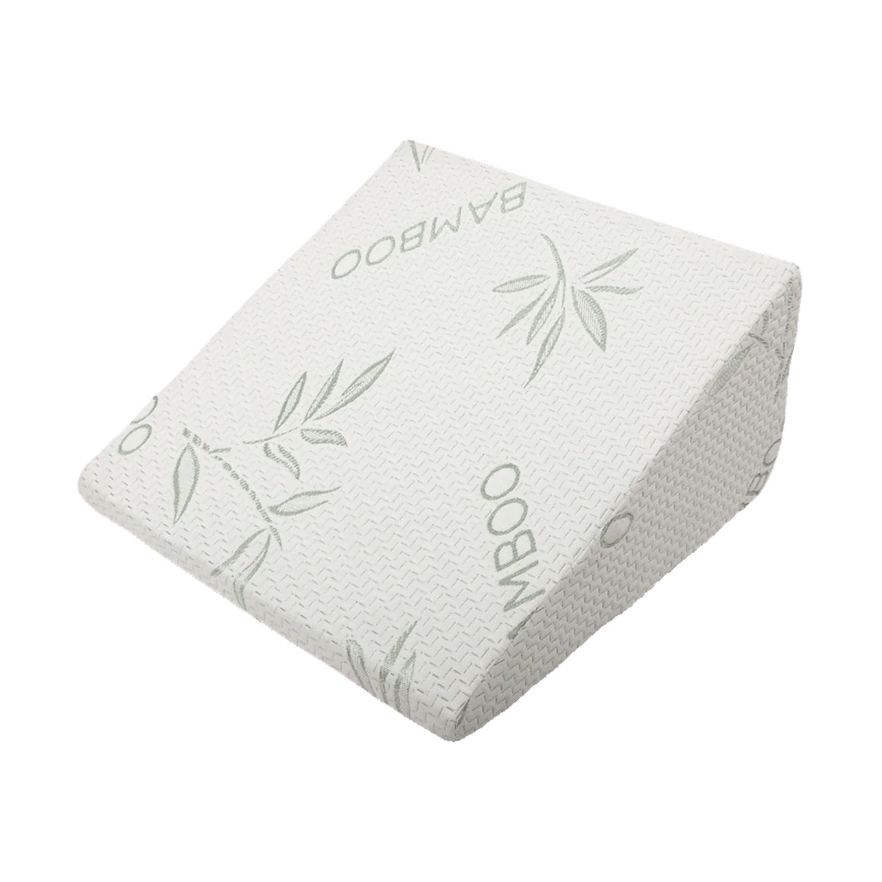 Cool Gel Memory Foam Wedge Pillow – Neck & Back Support with Removable Cover