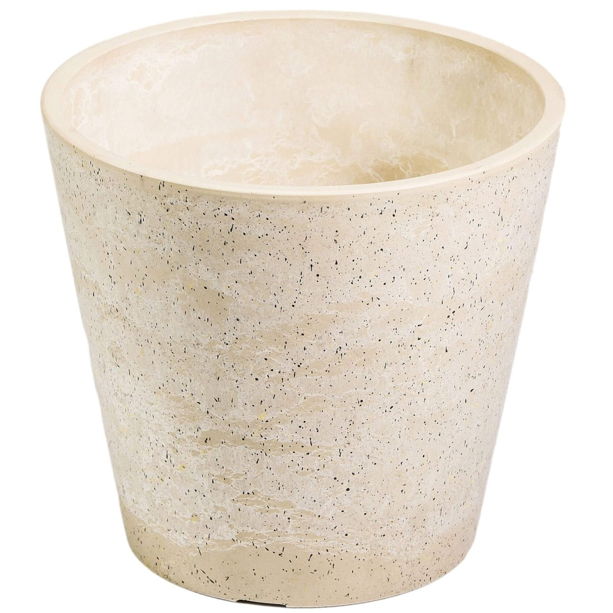 Eden Nest Imitation Stone Garden Pot 20cm White Cream