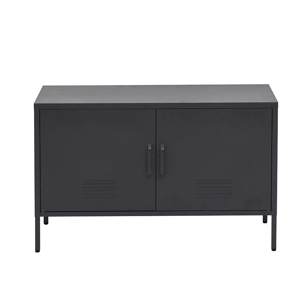 Eden Nest Buffet Sideboard Metal Cabinet Base Charcoal