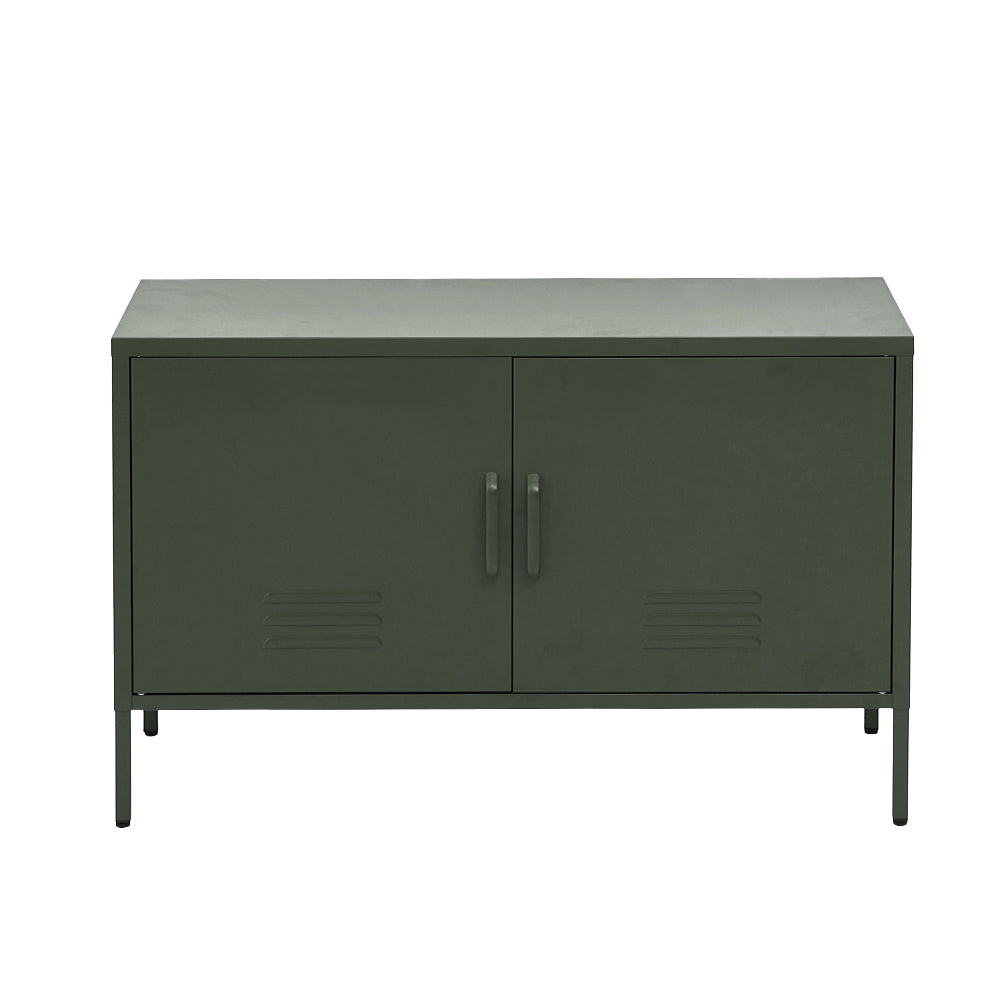 Eden Nest Buffet Sideboard Metal Cabinet Base Green