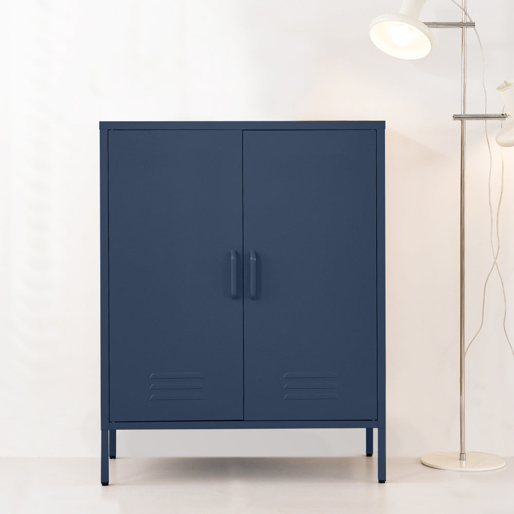Eden Nest Buffet Sideboard Metal Cabinet Sweetheart Blue
