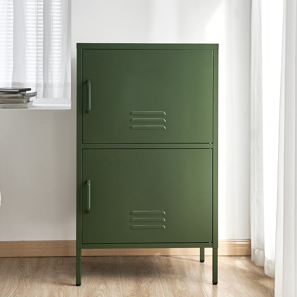 Eden Nest Buffet Sideboard Metal Cabinet Double Green