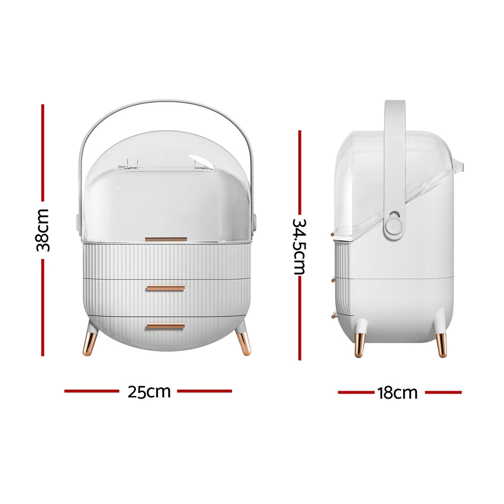 Eden Nest Portable Makeup Case With Sliding Drawers