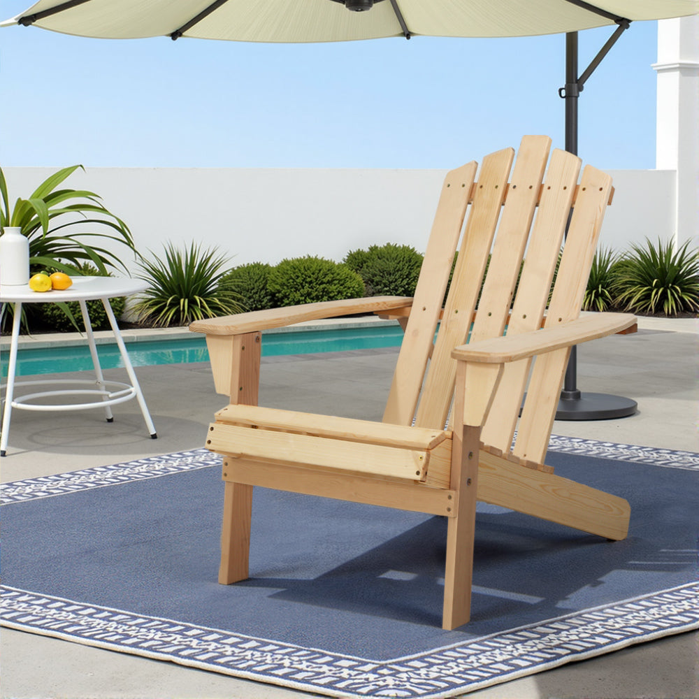 Eden Nest Adirondack Outdoor Chairs Wooden Beach Chairs