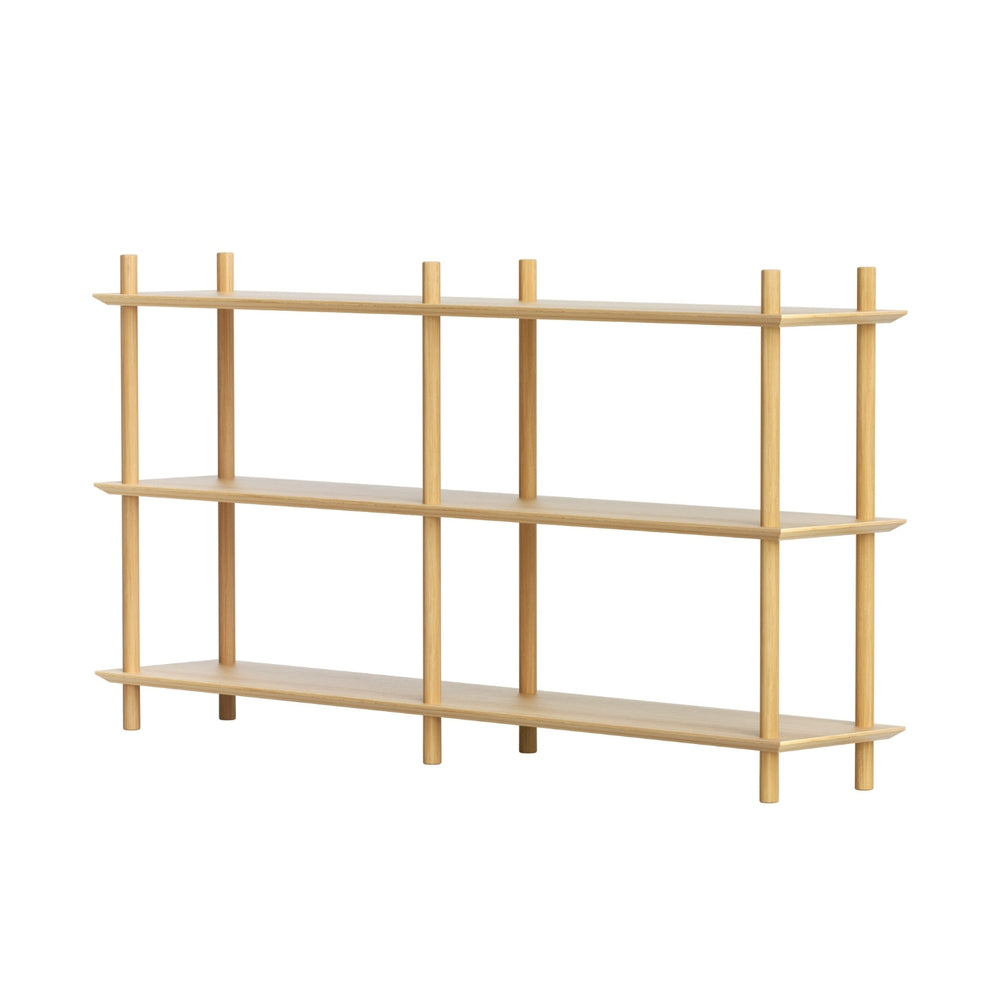 Eden Nest 3 Tier Pine Wood Bookshelf Display Shelf Unit
