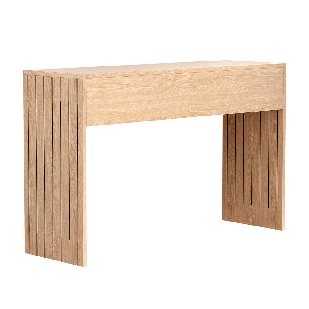 Eden Nest Console Table Hallway Fluted 120cm Pine MDF