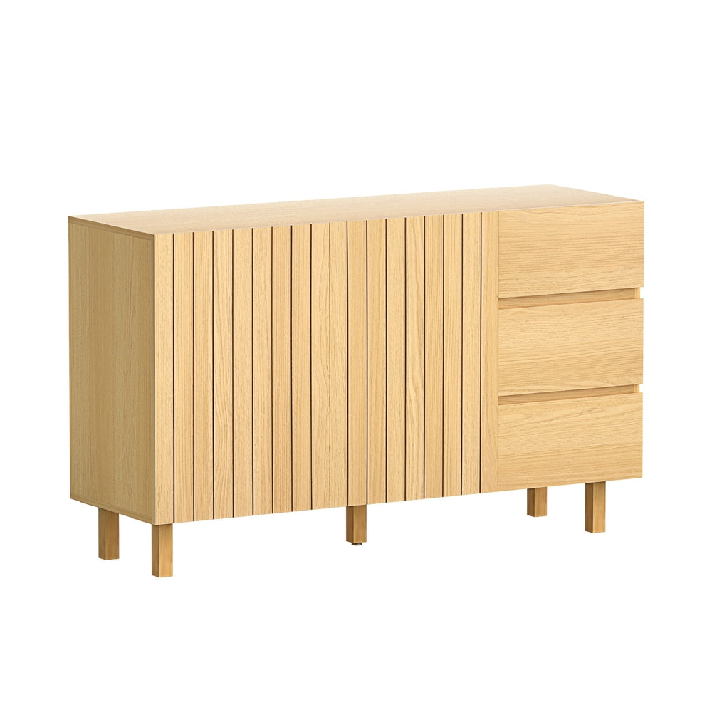 Eden Nest 130cm Buffet Sideboard Cabinet Drawer Pine