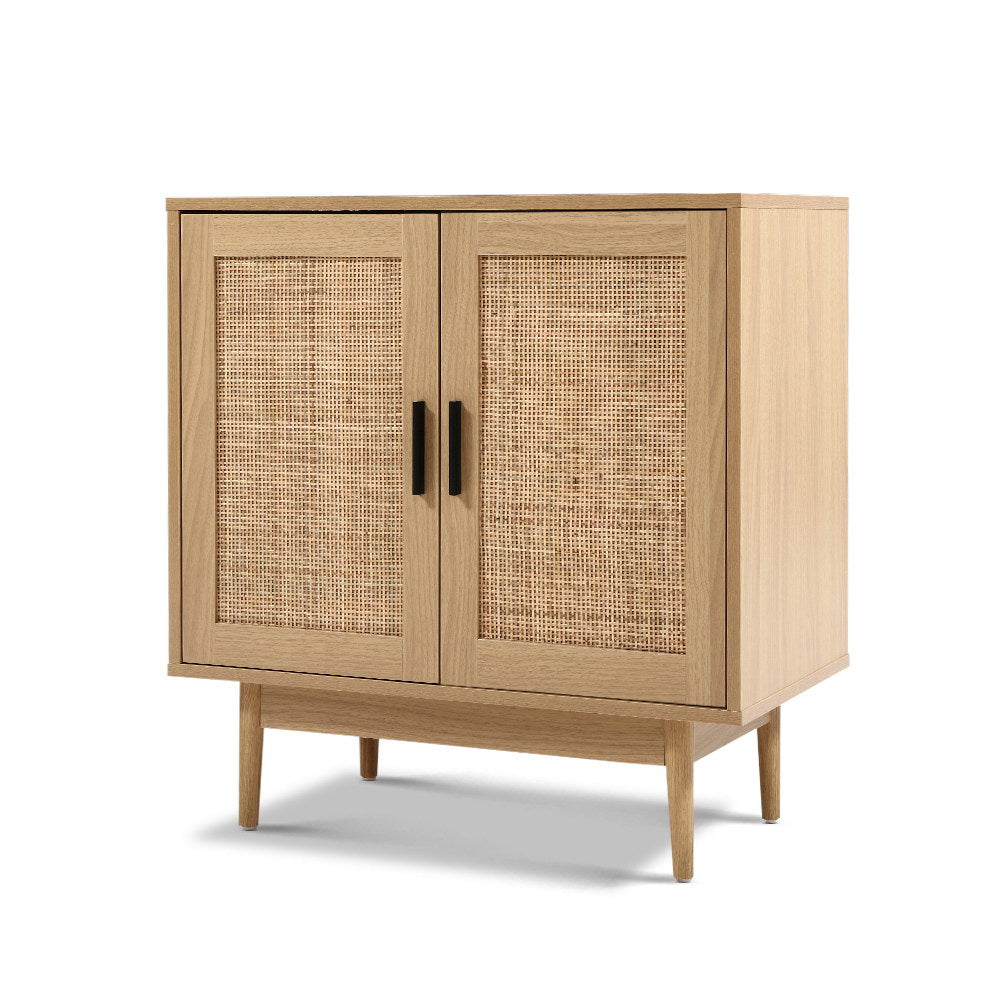 Eden Nest Rattan Buffet Sideboard 2 Doors Briony Oak