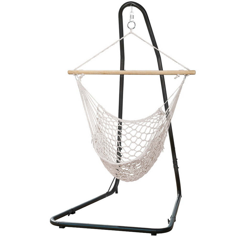 Eden Nest Hammock Hanging Chair With Steel Stand Outdoor