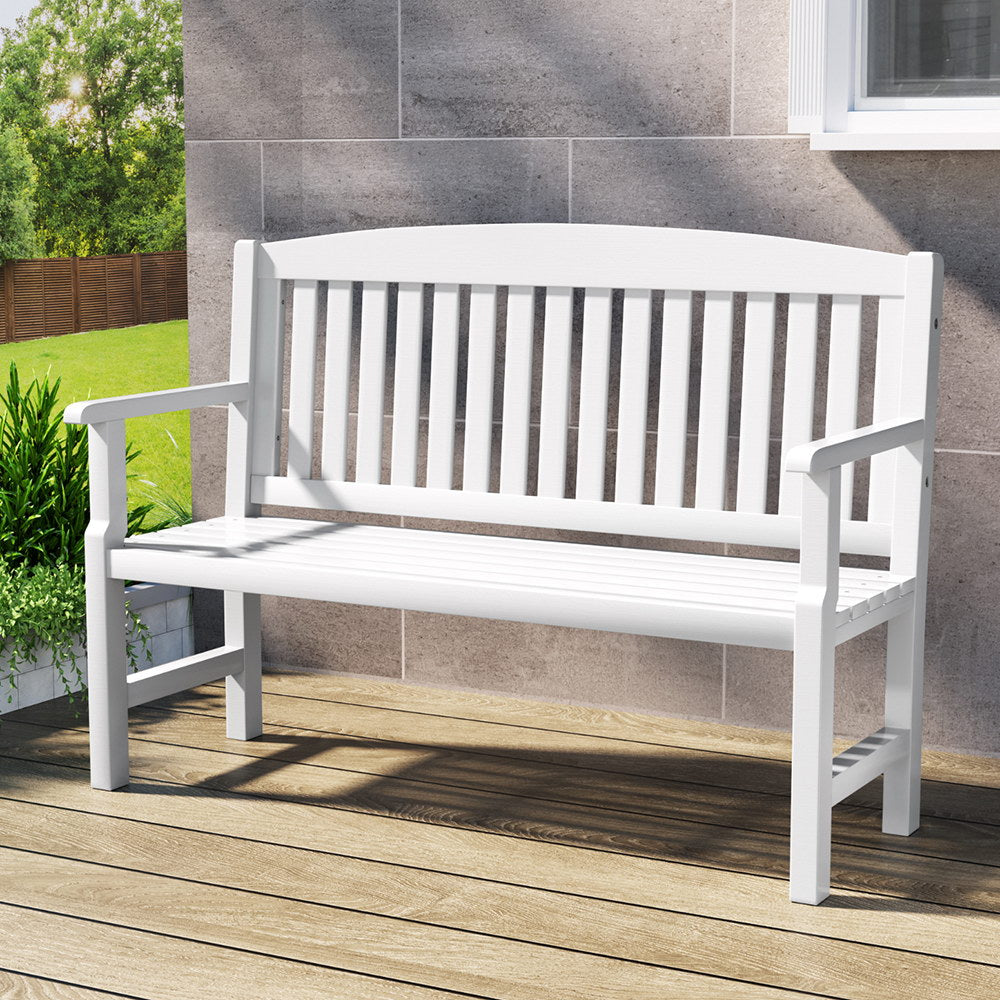 Eden Nest Outdoor Garden Wooden Bench 2 Seater Lounge