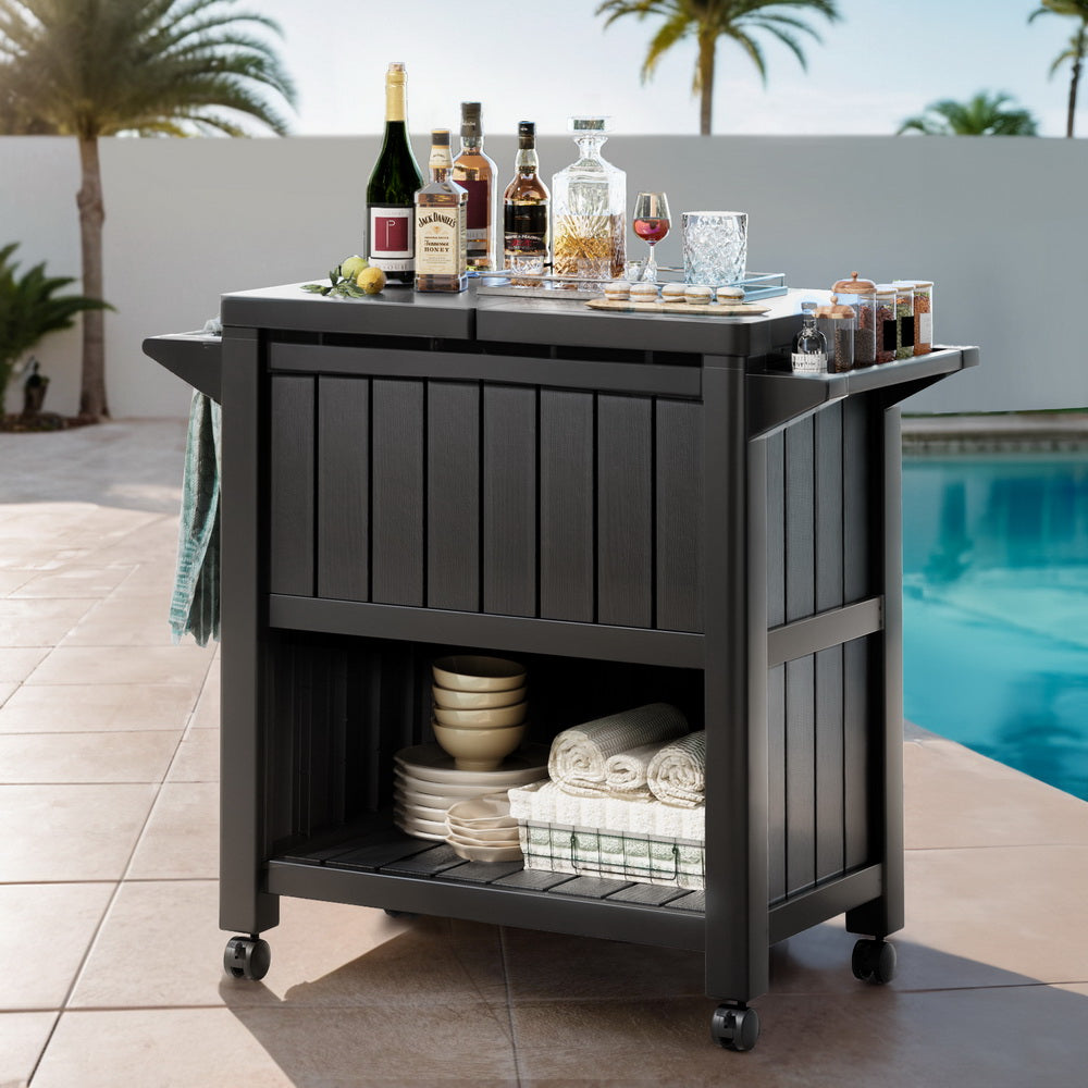 Eden Nest Outdoor Storage Cart 80L Ice Bucket Cooler