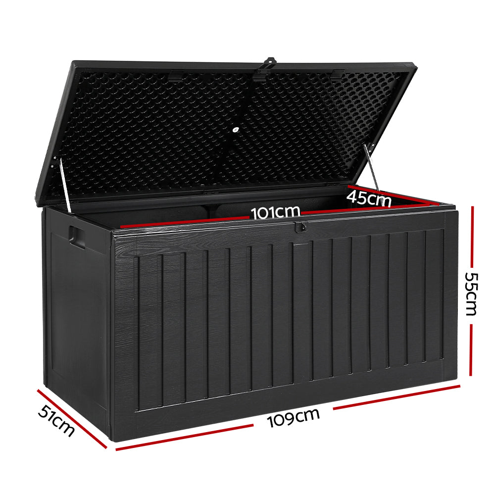 Eden Nest 270L Outdoor Storage Box Lockable Bench Shed
