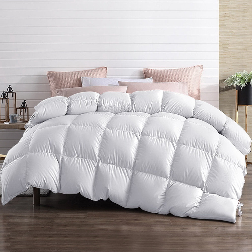 Eden Nest 700GSM Goose Down Feather Quilt King All Season