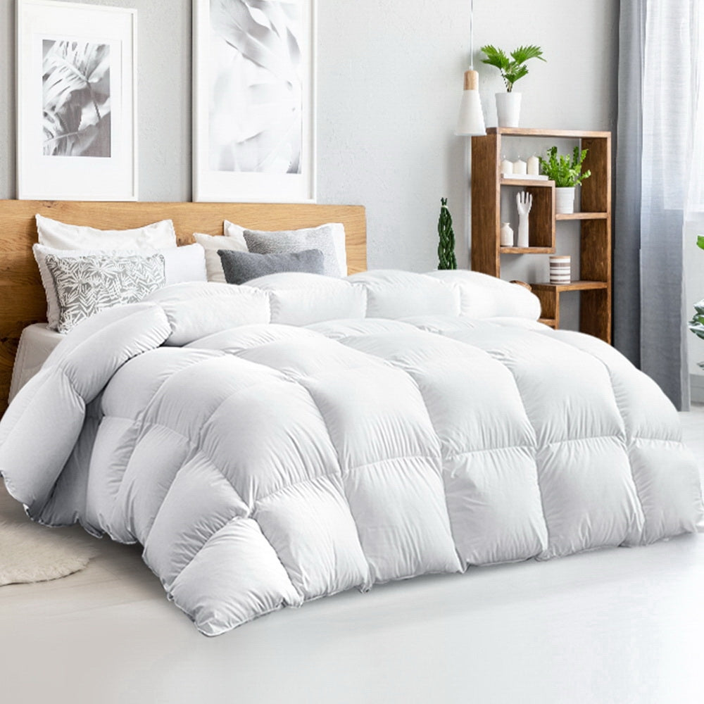 Eden Nest 500GSM Goose Down Quilt Super King Luxury Warmth