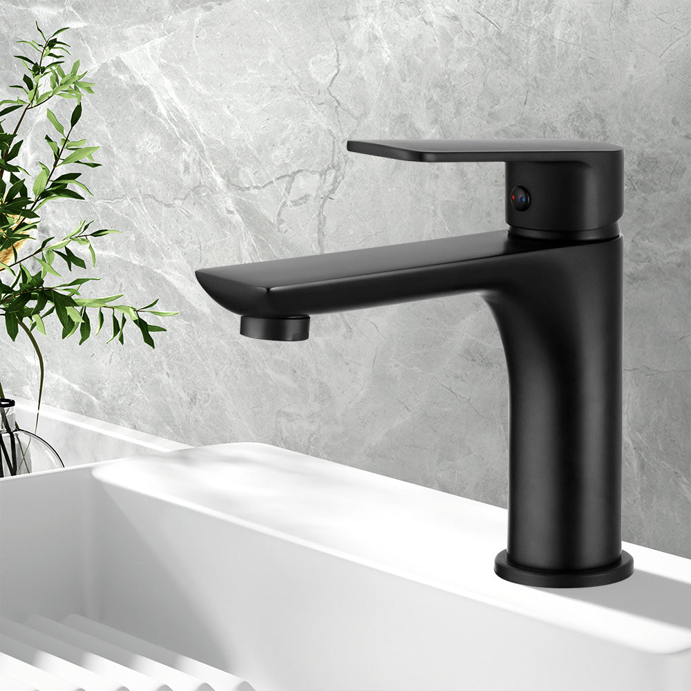 Eden Nest Matte Black Basin Mixer Tap