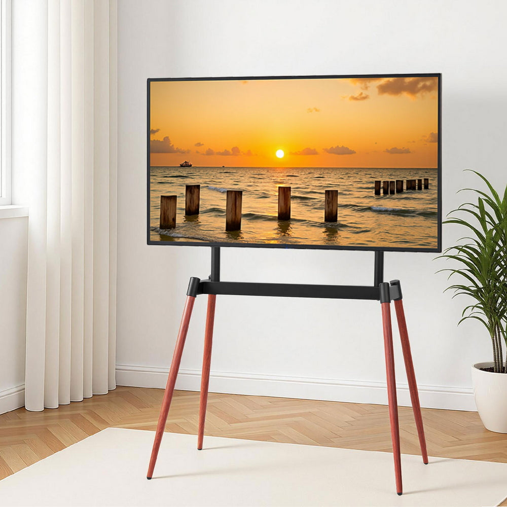 Eden Nest TV Stand 32-75 Inch TVs Height Adjustable Wooden