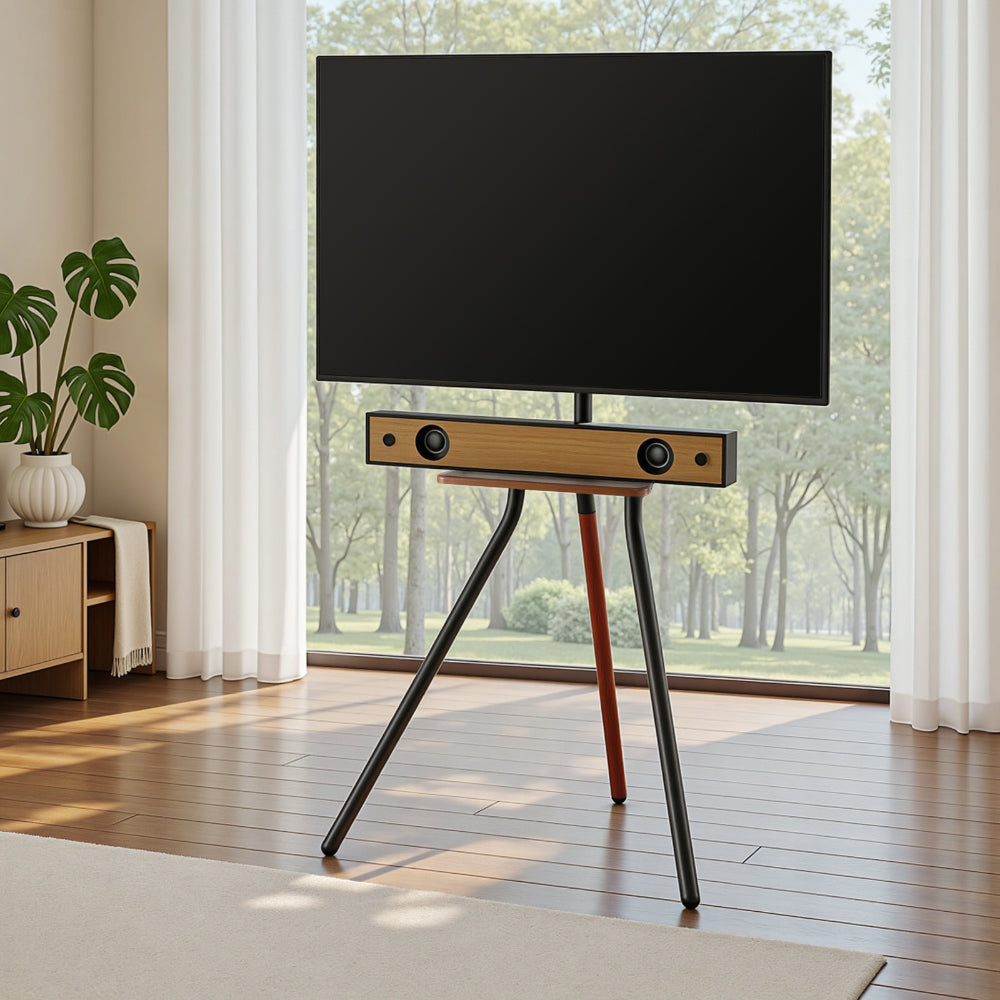 Eden Nest Swivel Height Adjustable TV Stand 24 To 55 Inch