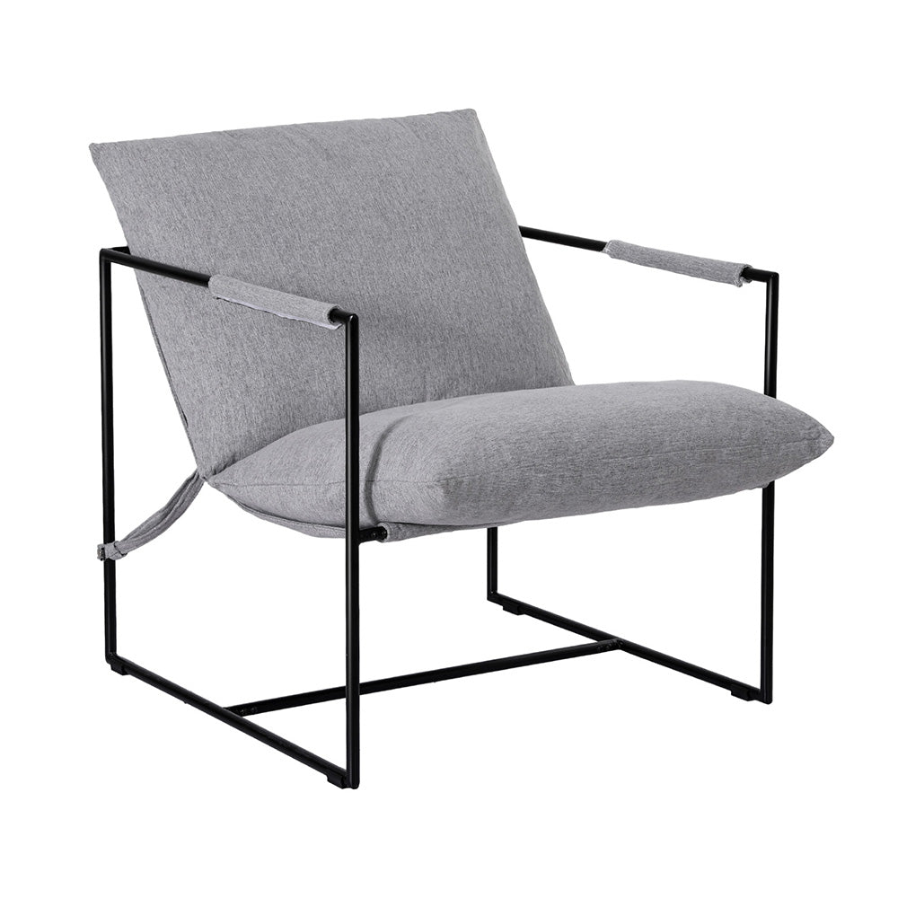 Eden Nest Accent Sling Armchair Grey