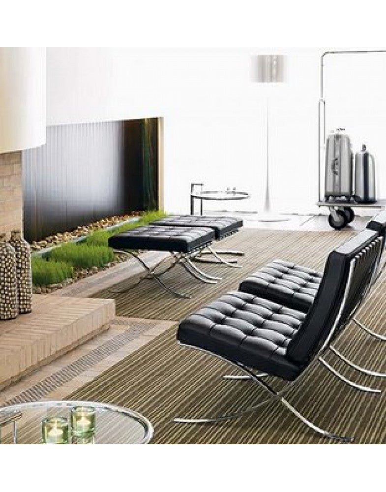 Eden Nest Barcelona Chair and Ottoman