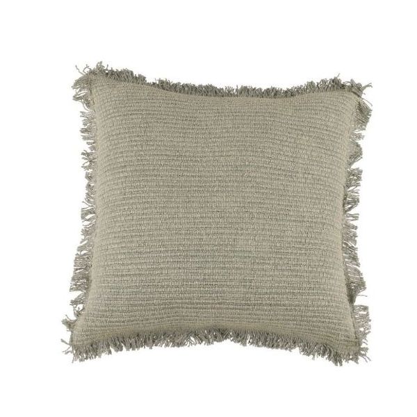 Eden Nest Nova Sage Filled Cushion Cotton Knit Cover 45cm