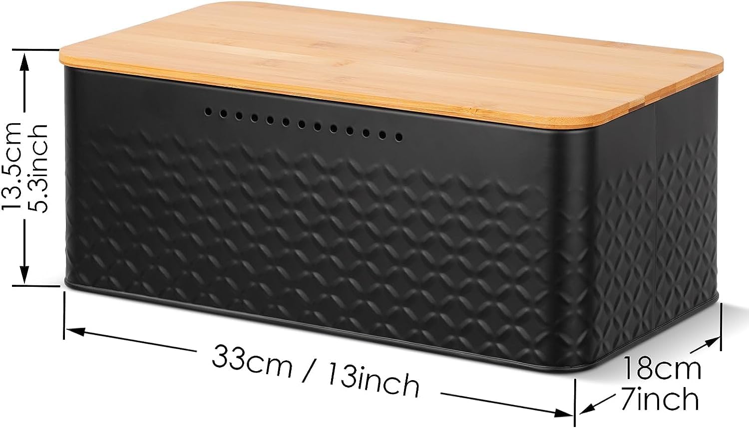 Eden Nest Bread Bin with Bamboo Lid