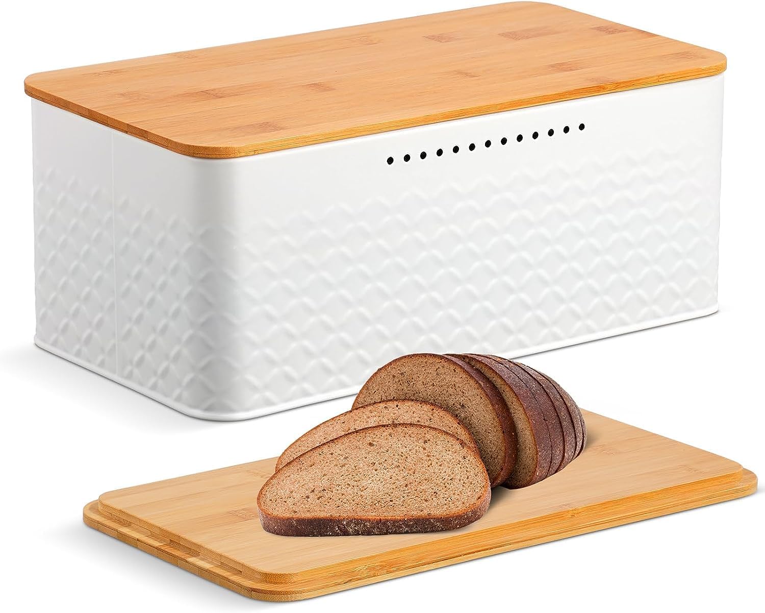 Eden Nest Bread Bin with Bamboo Lid