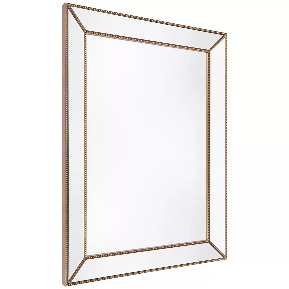 Eden Nest Large Antique Gold Wall Mirror Beveled Frame