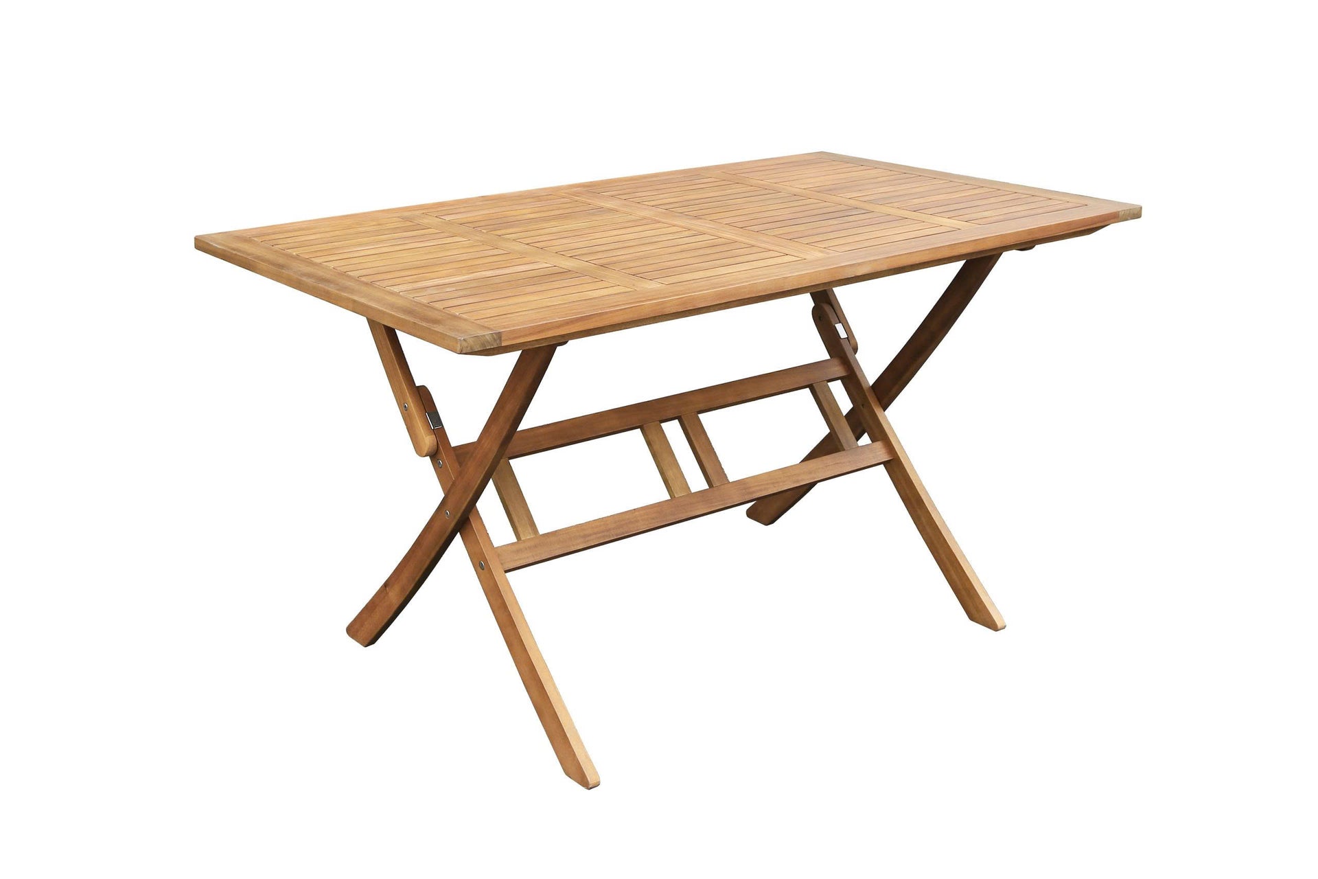 Eden Nest Rectangular Folding Table Acacia Wood Eco Friendly