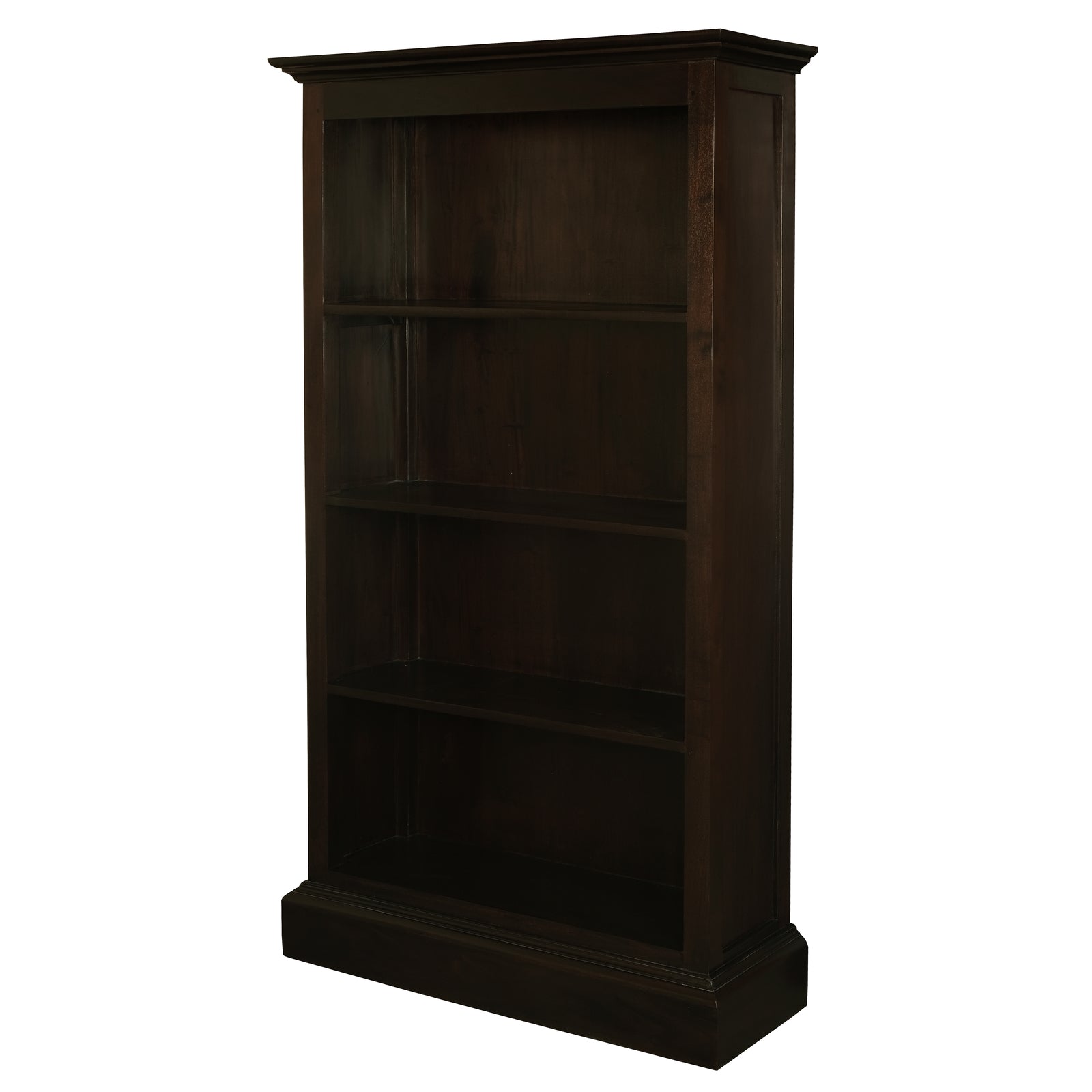 Eden Nest Tasmania Bookcase Solid Mahogany Chocolate Finish