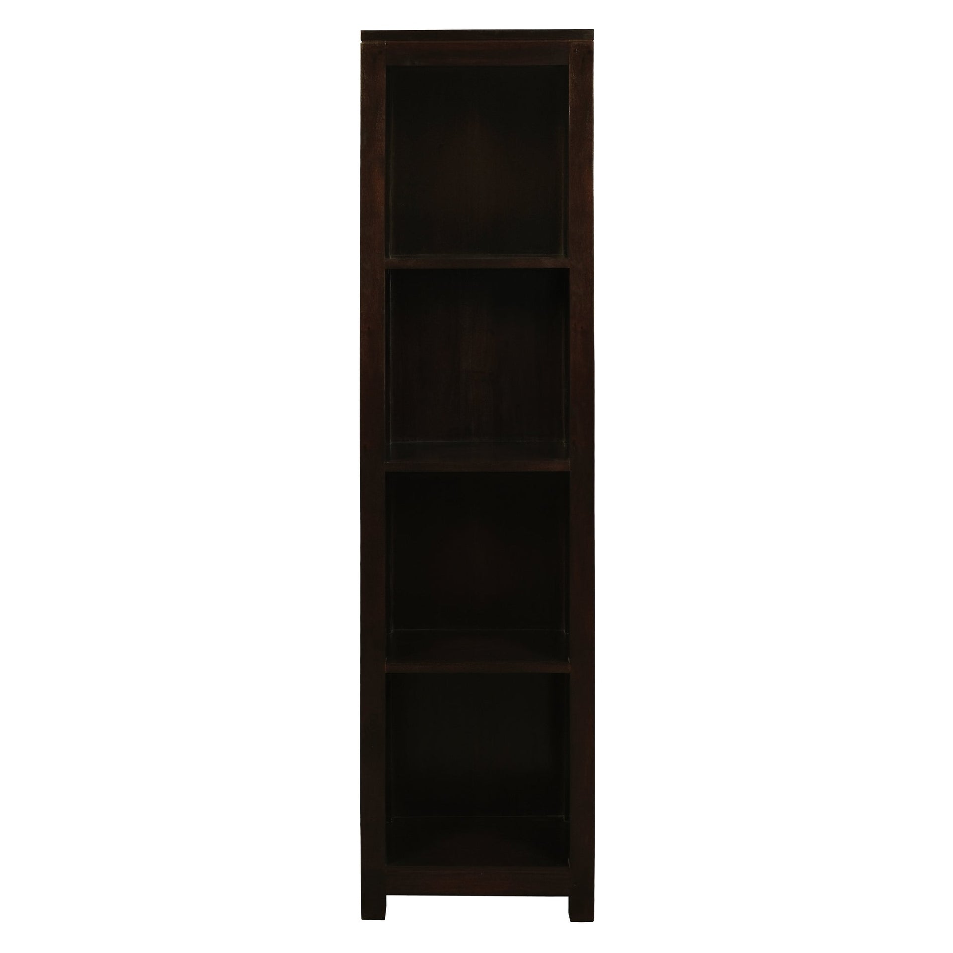 Eden Nest Amsterdam Bookcase Chocolate Solid Mahogany