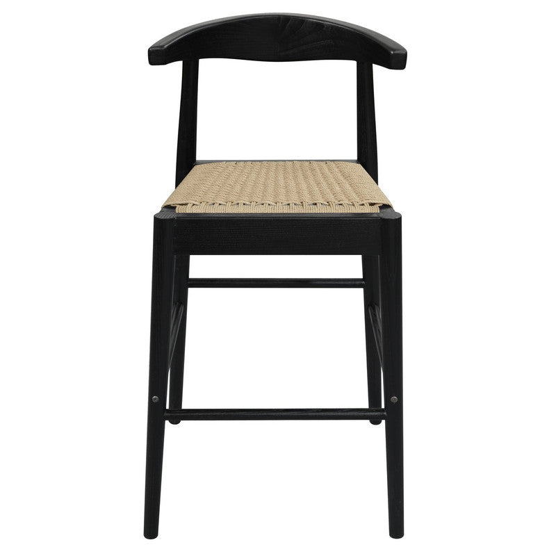 Eden Nest Arden Solid Oak Loom Counter Stool