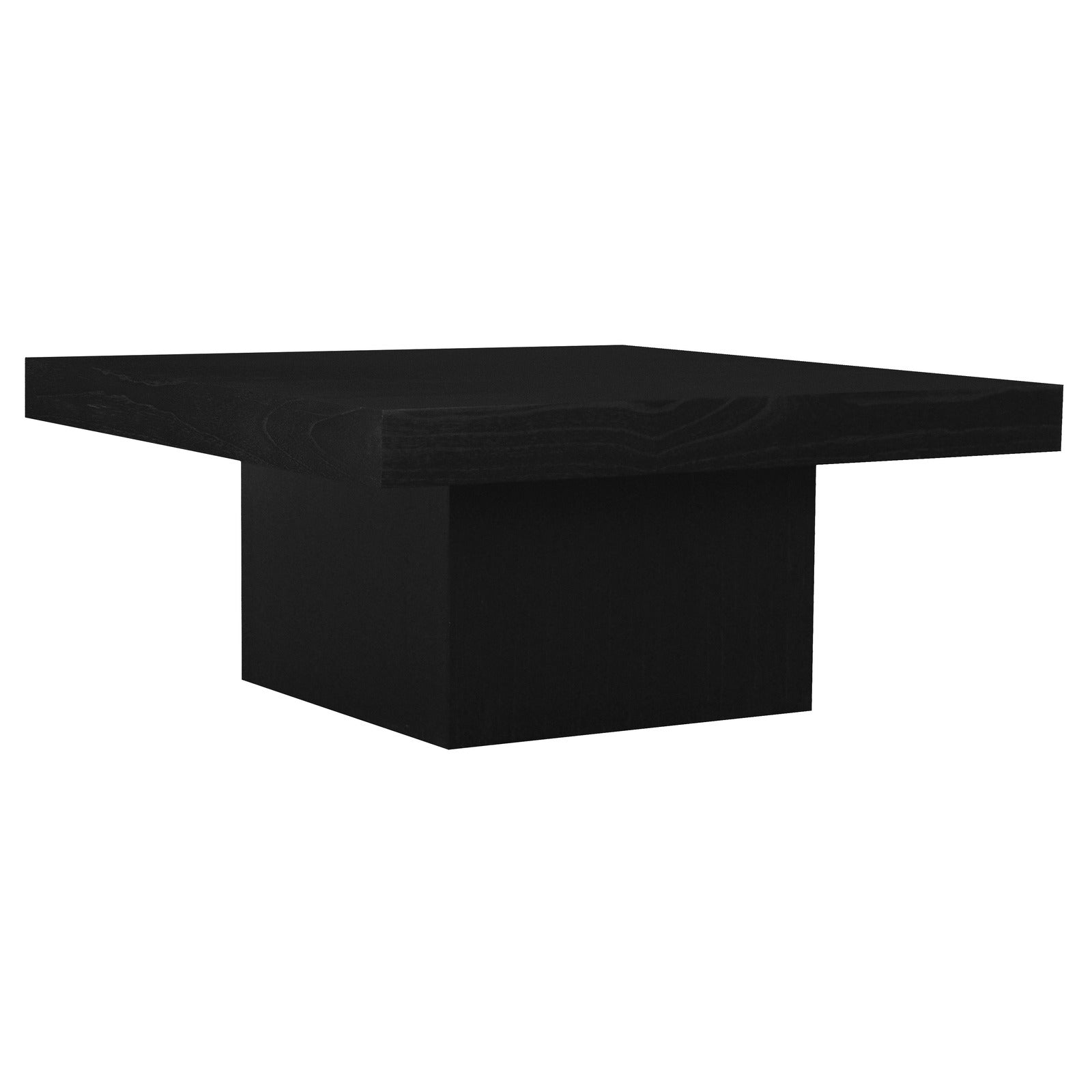 Eden Nest Solid Mindi Coffee Table With Plinth Base