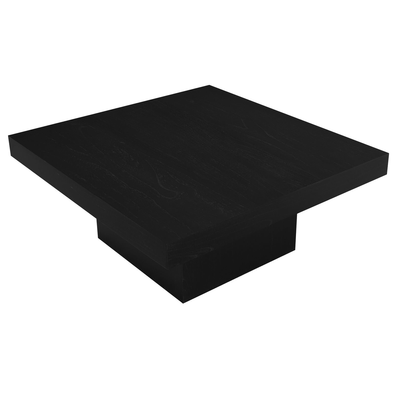 Eden Nest Solid Mindi Coffee Table With Plinth Base