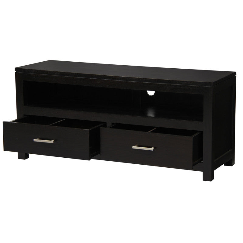 Eden Nest Paris 2 Drawer Entertainment Unit Chocolate