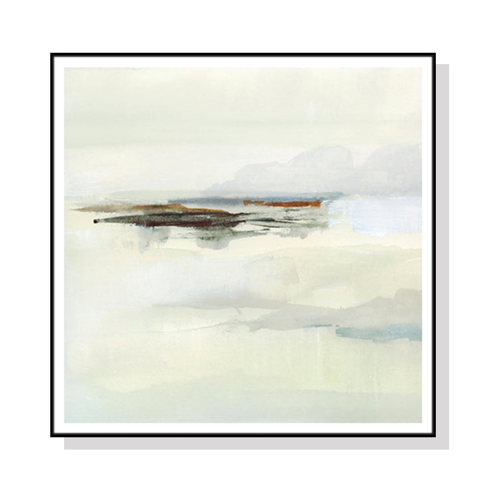 Eden Nest Atmospheric Edge Black Frame Canvas Wall Art
