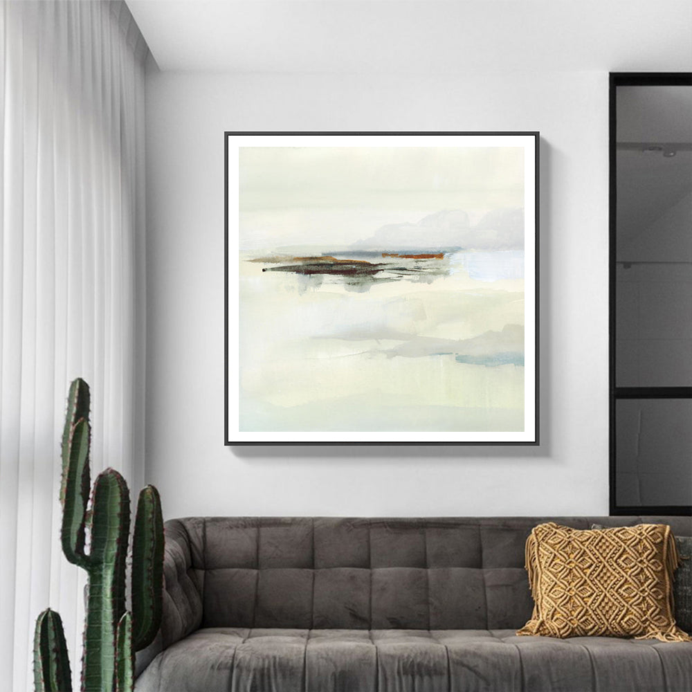 Eden Nest Atmospheric Edge Black Frame Canvas Wall Art