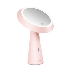 Eden Nest Makeup Light Pink Bedside Lamp With 3 Levels