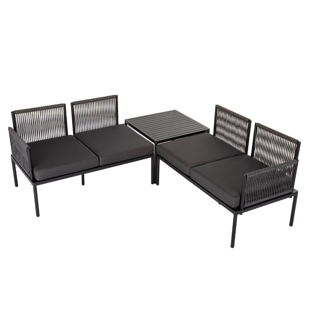 Eden Nest 4 Seater Outdoor Lounge Set With Coffee Table