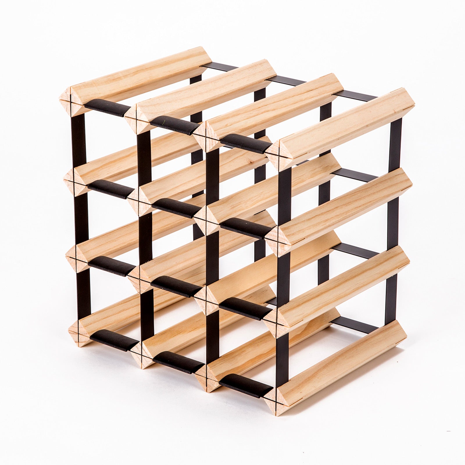 Eden Nest Timber Wine Rack 12 Bottle Storage Organiser