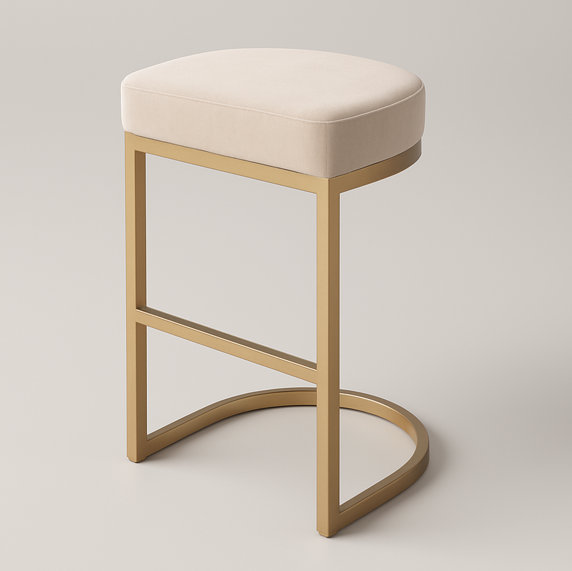 Eden Nest Royale Bar Stool Light Taupe
