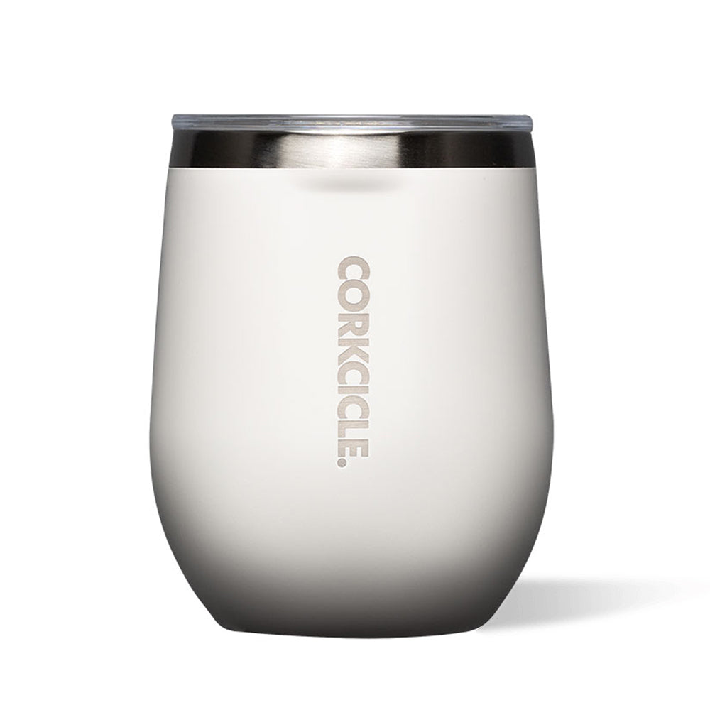 Eden Nest Stemless 355ml Oat Milk Wine Cup Keeps Drinks Cold