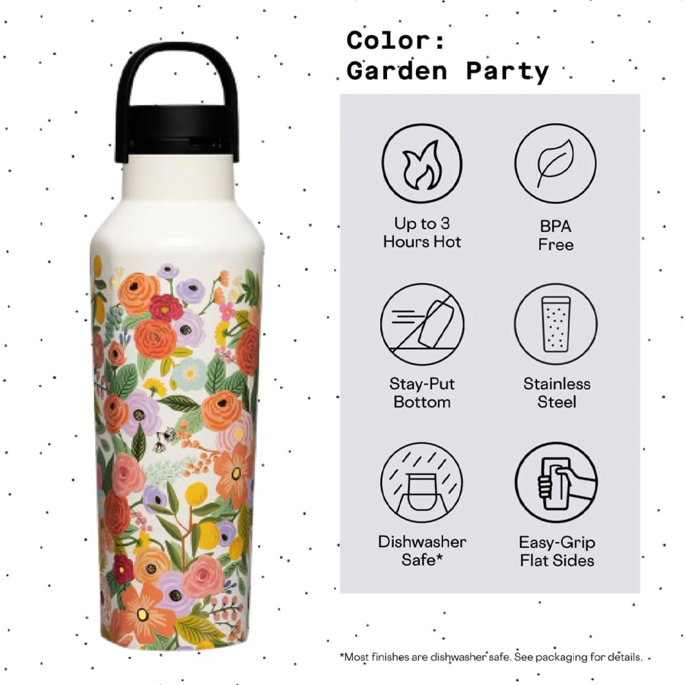 Eden Nest Sport Canteen 600ml Garden Party Cream Edition