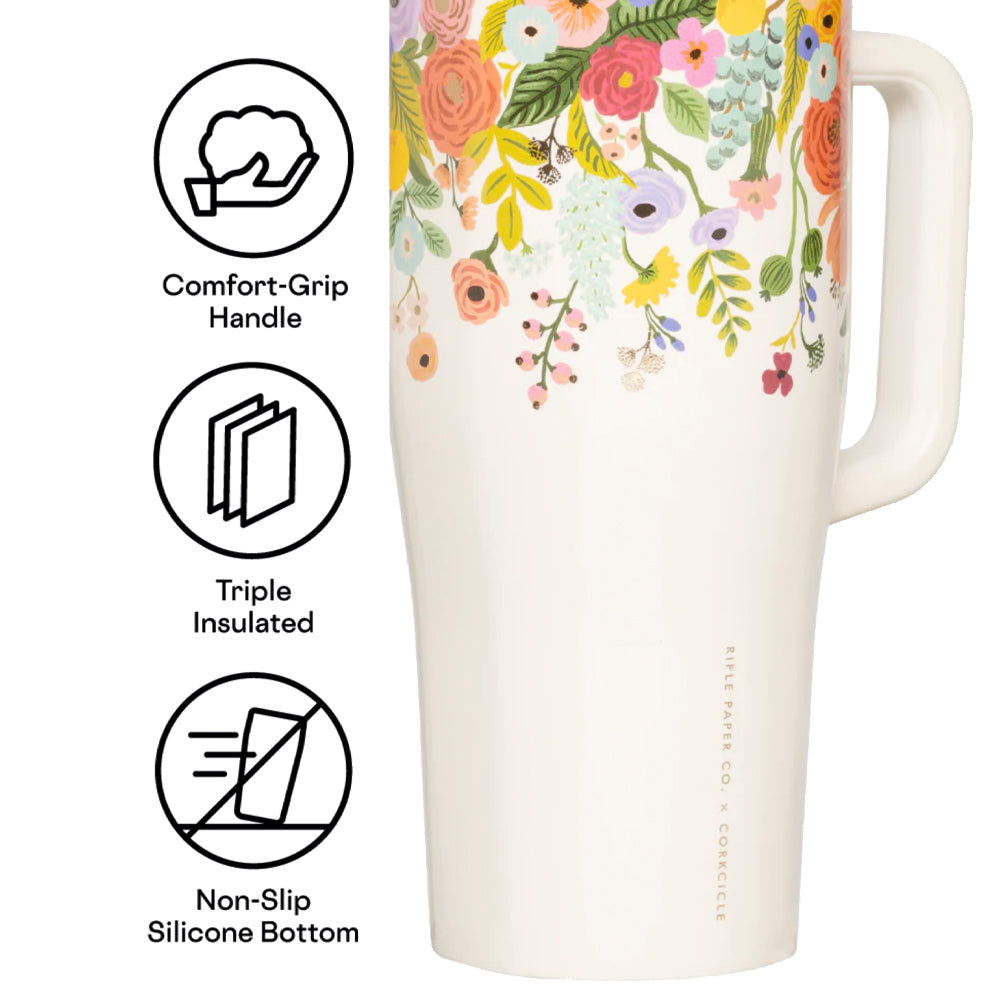 Eden Nest Cruiser 1.2L Garden Party Cream Insulated Cup