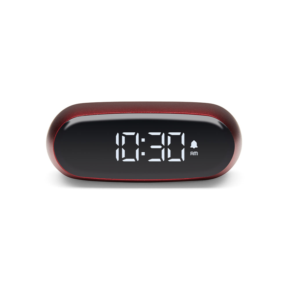 Eden Nest Minut Mini Alarm Clock Red Friendly Compact