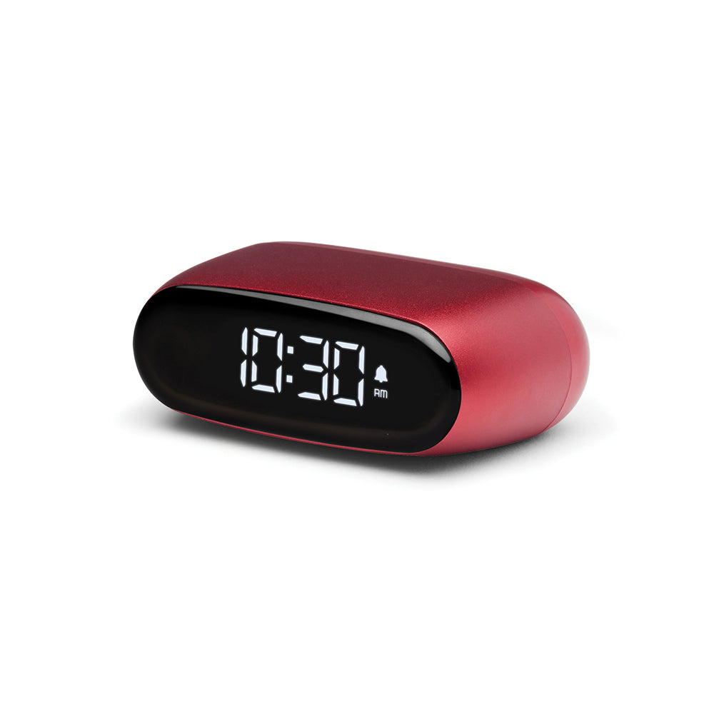 Eden Nest Minut Mini Alarm Clock Red Friendly Compact