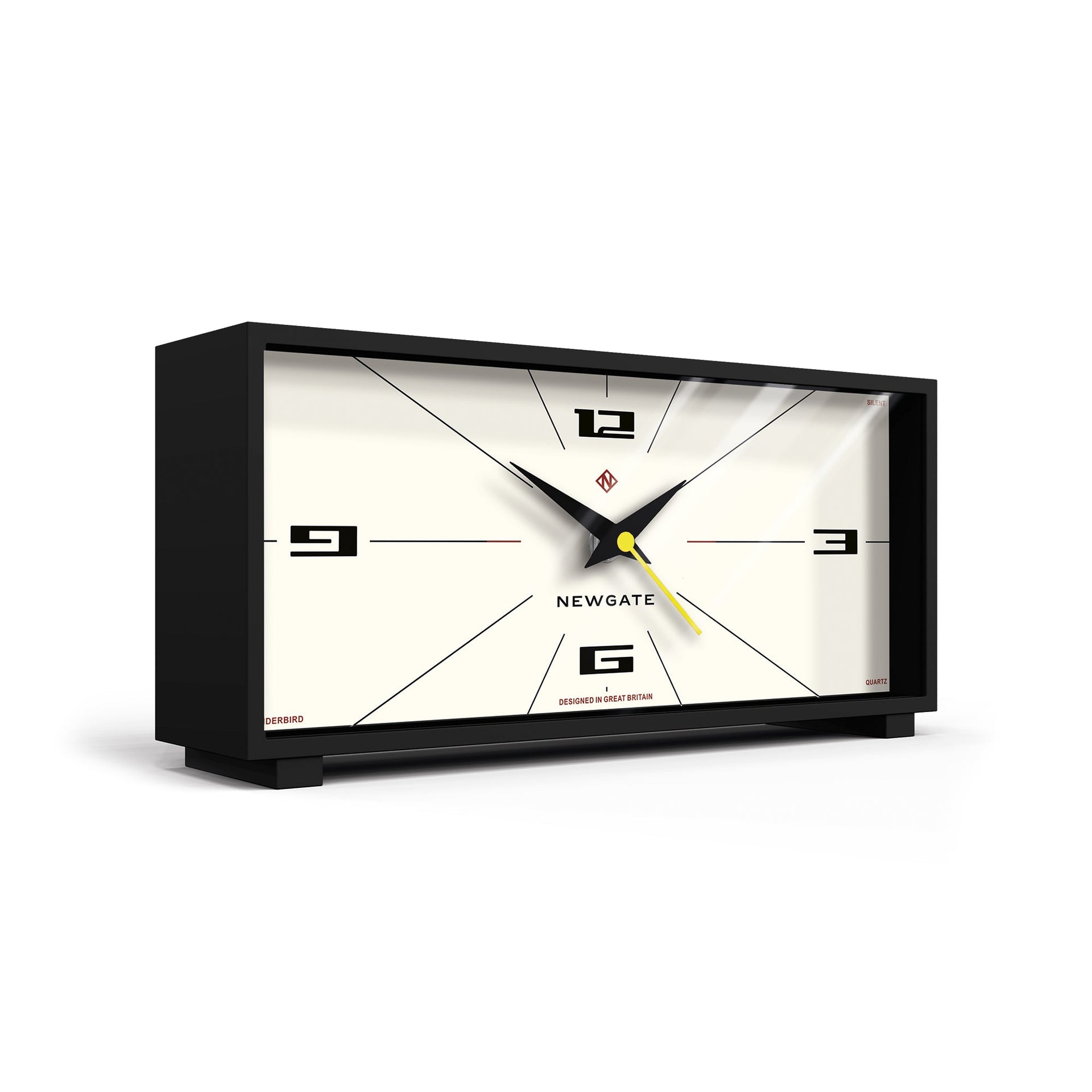 Eden Nest Thunderbird Mantel Clock Neutral Rocket Dial